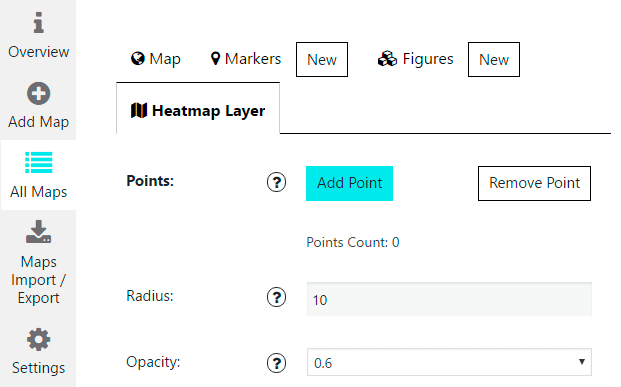 Google Heatmap Layer Tab