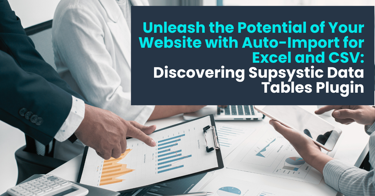 auto-import for excel and csv
